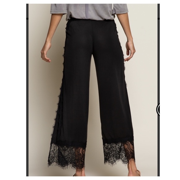 Pol clothing lace trim knit pants - Picture 2 of 6